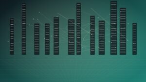 Ultra photorealistic blockchain ledger concept for How Distributed Ledgers Improve Transparency and Trust