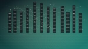 Ultra photorealistic blockchain ledger concept for The Architecture Behind Distributed Ledger Systems