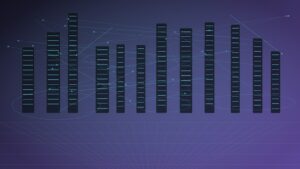 Ultra photorealistic blockchain ledger concept for The Evolution of Ledger Systems: From Paper to Blockchain