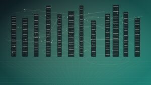 Ultra photorealistic blockchain ledger concept for Types of Distributed Ledger Models: Public, Private, and Hybrid